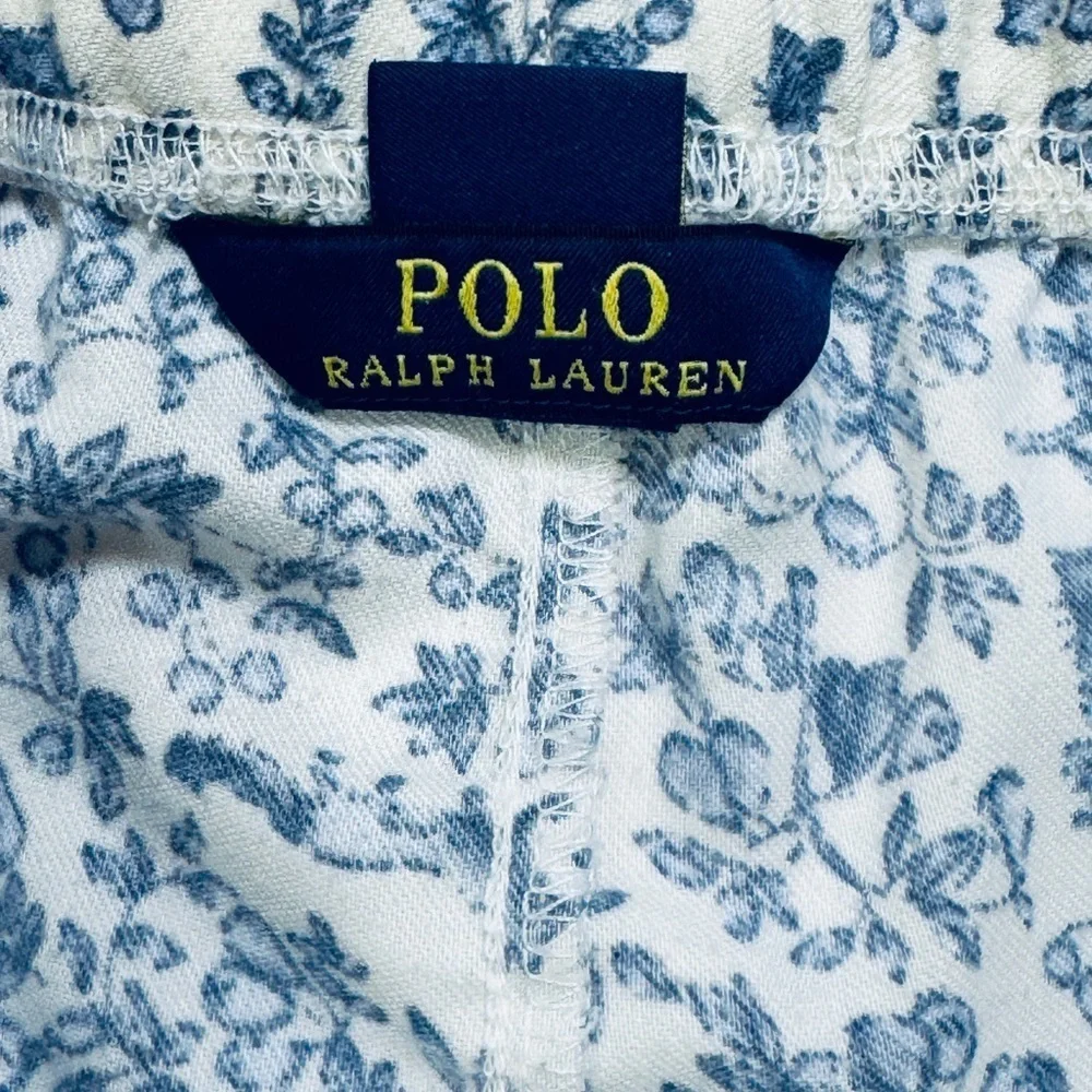 Ralph Lauren Blue Botanical Print Kids Shorts